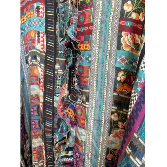 NWOT Johnny Was Beatrice Cherie Silk Dress Sz. Small - Picture 5 of 9